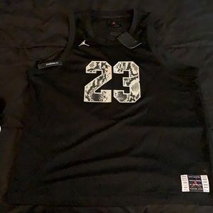 Jordan jersey nike XL snake black grey retro
